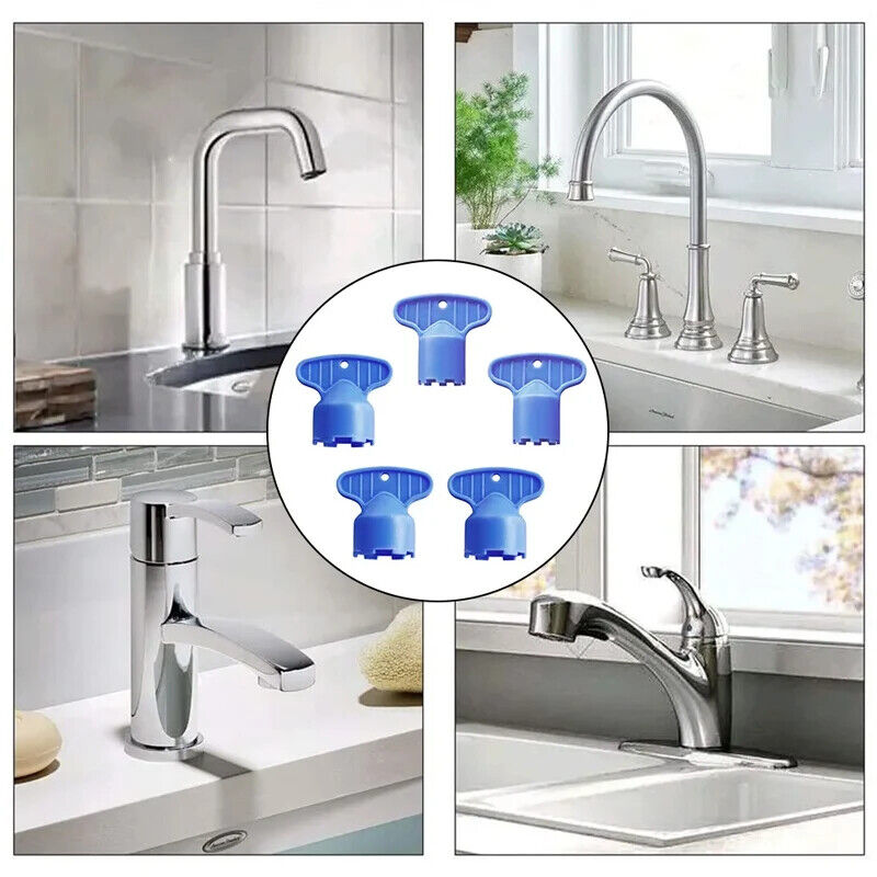 HABO 5-teiliges Kunststoff Wasserhahn Belüfter Reparatur Set – Ersatzwerkzeug
