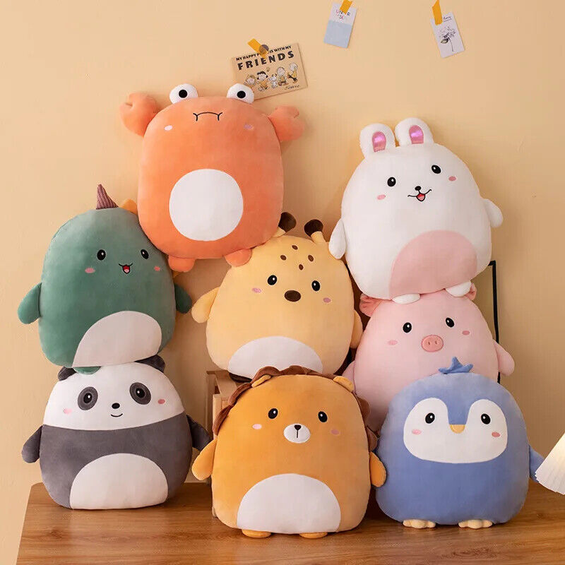 40 Cm Kuschelltier Plüschtier Pinguin Schwein Kaninchen Panda Krabbe Kawaii Kind